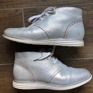 Cole Haan Silver Chukka Boots